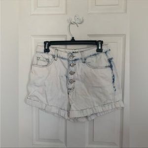 BDG high rise jean short